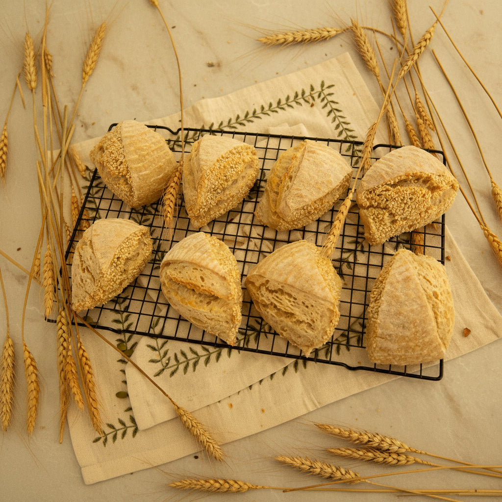 Sourdough Wedge Rolls